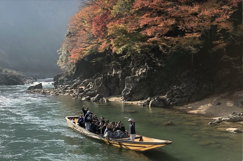 Hozugawa River Boat Ride Experience in Kyoto - From Kameoka, the river takes over