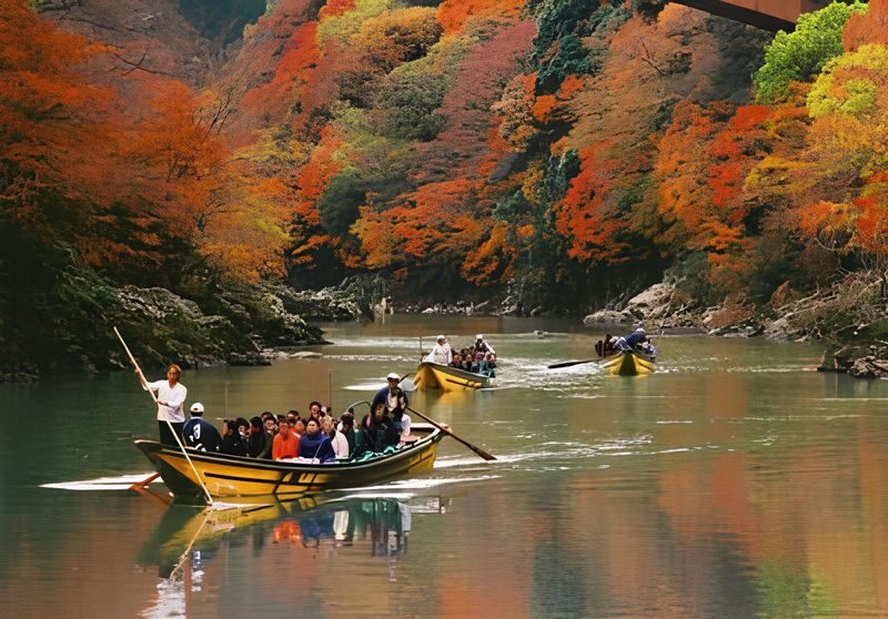 Hozugawa River Boat Ride Experience in Kyoto - Four seasons, one river