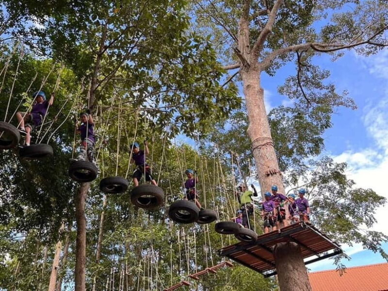 Hua Hin Tree Top Zipline Adventure and Canopy Rope Challenge - Key Points