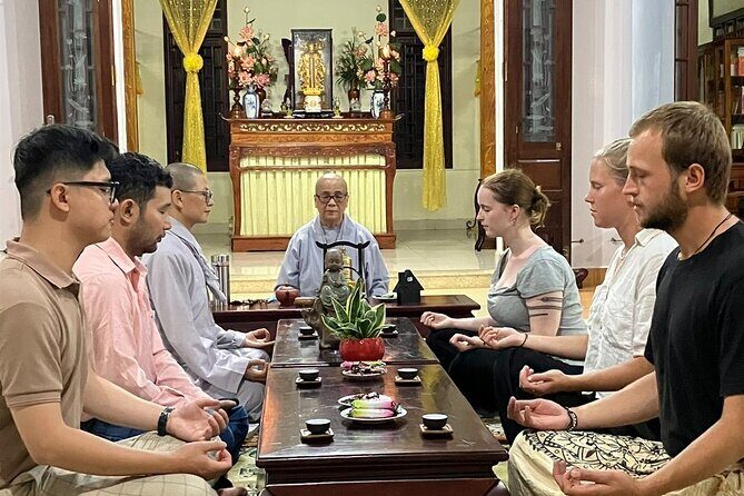 Hue Retreat: Tea and Meditation Tour with Vegetarian Meal - Key Points