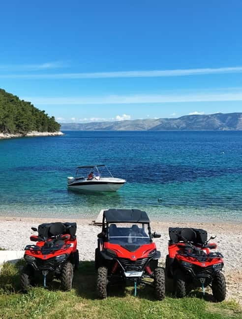 Hvar: Quad and Buggy Adventure with Speedboat to Bra - Key Points