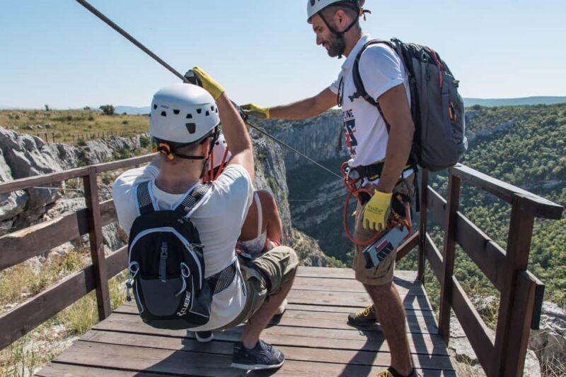 ibenik : Zipline ibenik - ikola Canyon - Key Points