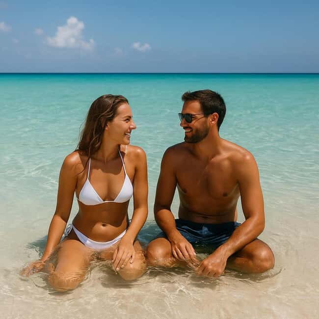 Ibiza: Tour of the island of Ibiza and swimming in Formentera - The Experience on the Water