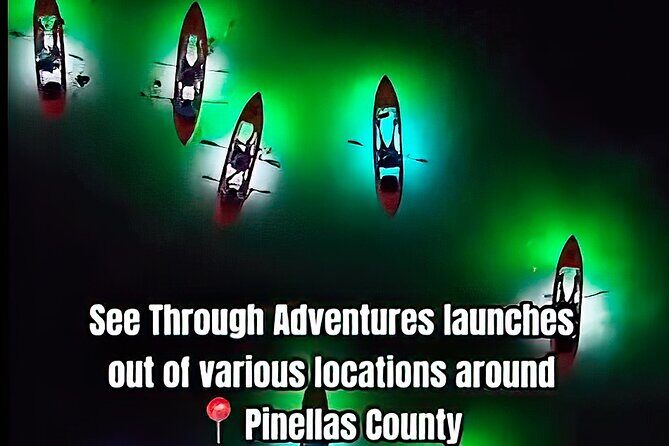 Illuminated Clear Kayak LED Glow Nights Paddle - Key Points