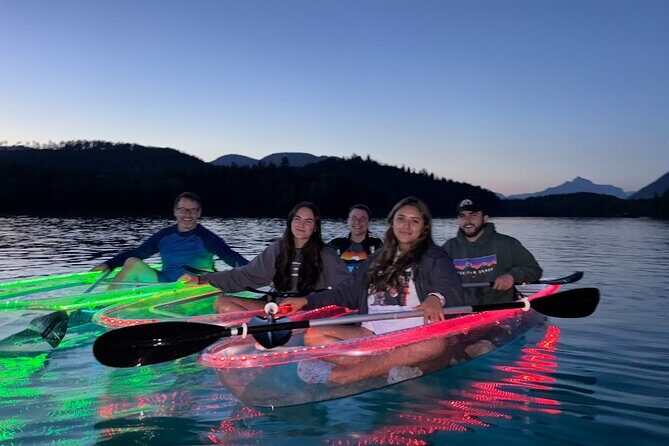 Illuminated Glass Kayak Sunset Tour//Whitefish, MT - Key Points