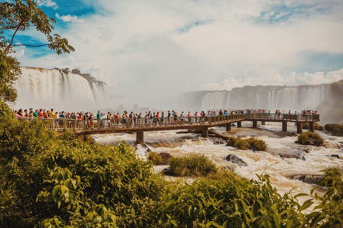 Immersive Iguazú Falls In One Day: Guided Walk, Train Ride & Boat - Key Points
