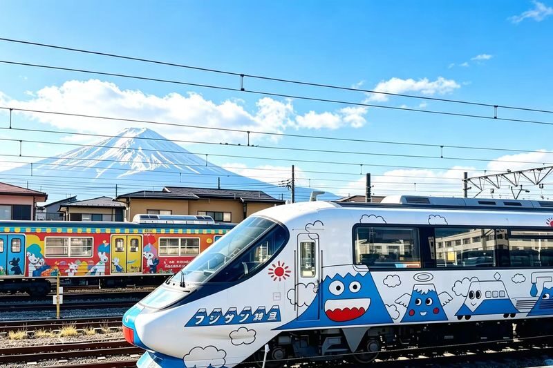 (Includes Free Mini Train Experience) Mt. Fuji Land, Air, and Water Value Day Tour: Small Group / Comfortable Bus / Private Custom Tour (Guide service available / Multiple options) - A shrine, a small town, and the Fujikyu Railway