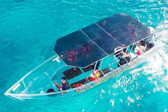 Incredible Transparent Boat Ride in Cancun - Key Points