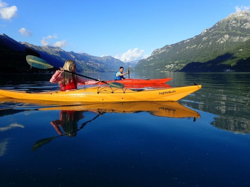 Interlaken: Kayak Tour of the Turquoise Lake Brienz - Interlaken: Kayak Tour of the Turquoise Lake Brienz
