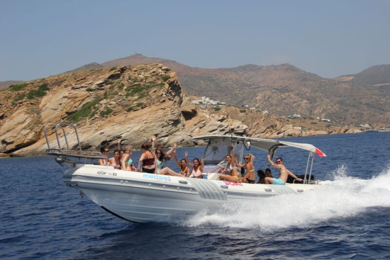 Ios Island: Speedboat Cruise from Mylopotas Beach - Ios Island: Speedboat Cruise from Mylopotas Beach