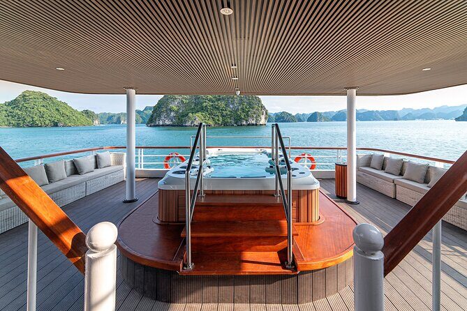 Iris Cruise 5 Star Luxury Halong Bay Day Tour from Harbor - Key Points