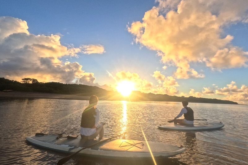 Ishigaki Island: Early Morning - Sunrise SUP/Canoe Tour with Options - Miyara River before the island wakes
