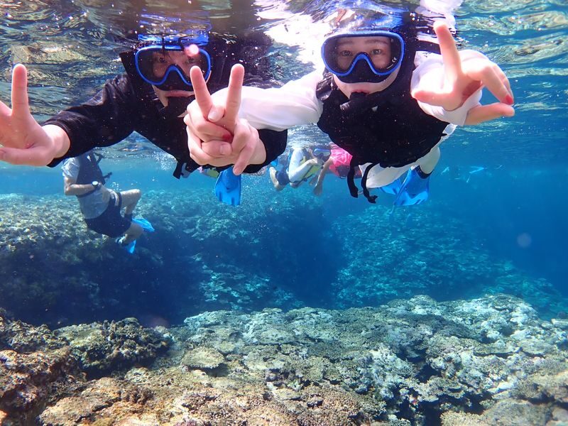 Ishigaki Island/Half-Day: Blue Cave Exploration & Snorkeling (Okinawa) - From Ishigaki Port to the water