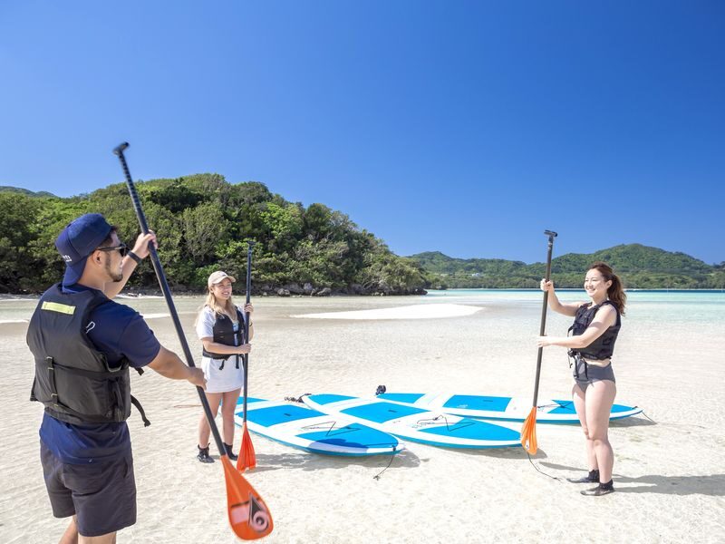 Ishigaki Island/Half-Day: Kabira Bay: Choice of SUP/Canoe (Okinawa) - Kabira Bay by paddleboard or canoe