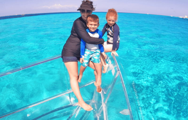 Isla mujeres: 100% transparent boat ride on board the boat - Who Will Love This Experience