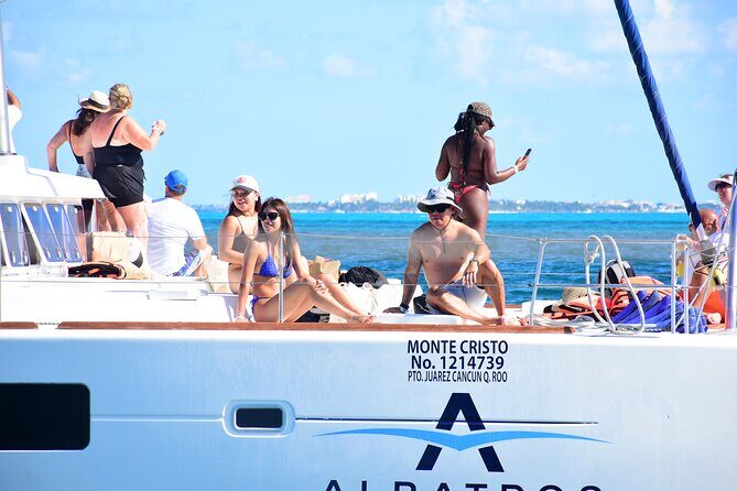 Isla Mujeres Catamaran Party Cruise with Snorkeling and Lunch - Key Points