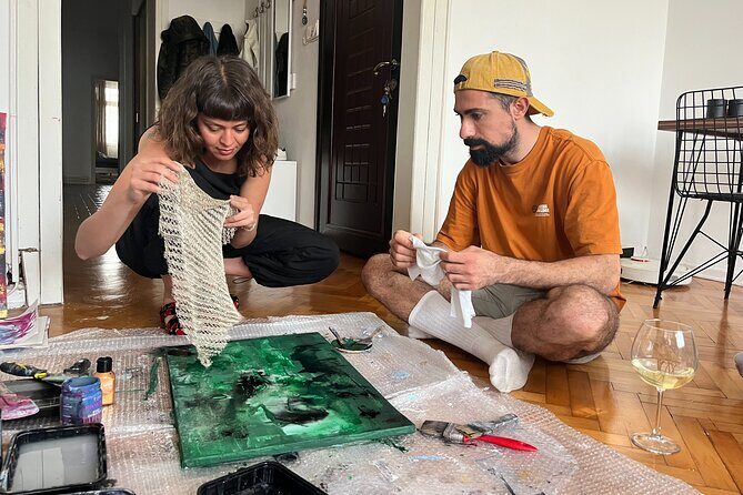 Istanbul Art Escape Wine and Paint at Local's Home - A Closer Look at the Experience
