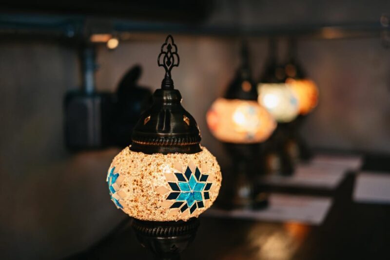 Istanbul: Turkish Mosaic Lamp Workshop with Drinks & Snacks - FAQ
