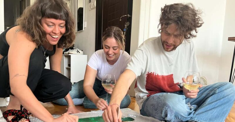 Istanbul: Wine and Paint Workshop with Turkish Fabrics - Exploring the Experience: What to Expect in Detail