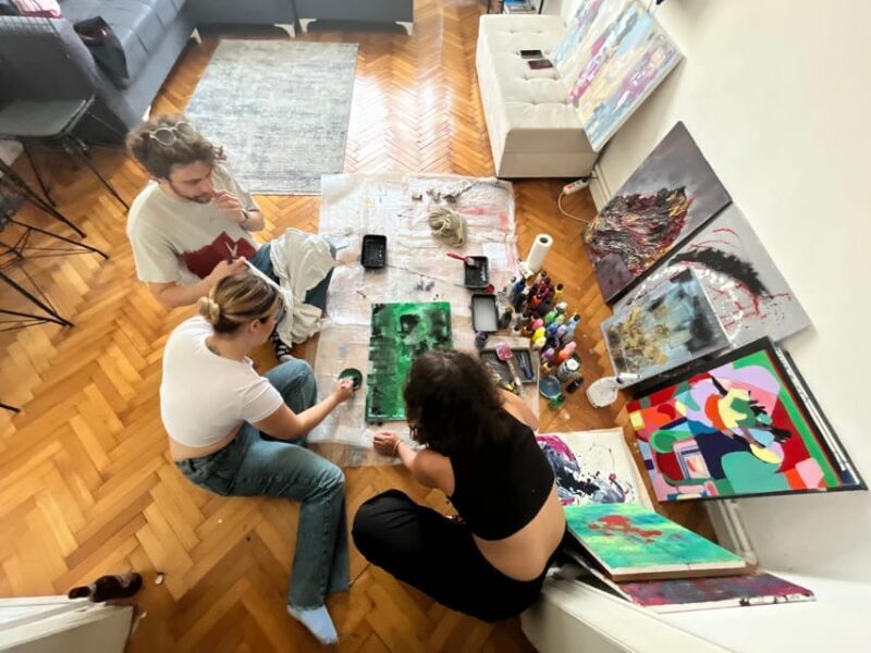 Istanbul: Wine and Paint Workshop with Turkish Fabrics - FAQs