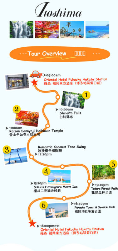 Itoshima Coast & Nature: Shiraito Falls, Meoto Rocks & Totoro Trail - Shiraito Falls: A Green Interlude