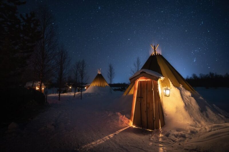 Ivalo: Lake Inari Northern Lights Tour w/ Reindeer & Dinner - Key Points
