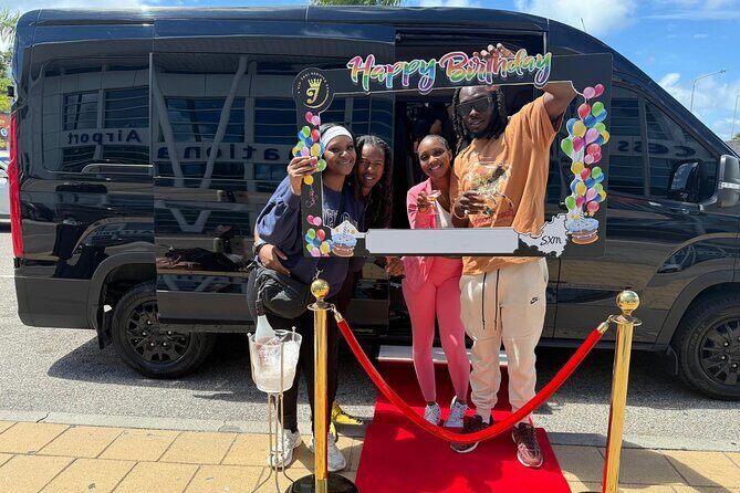 j vip taxi service sxm Birthday Pick up St. Maarten - Key Points