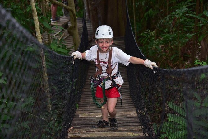 Jaco Beach Zip Line, Hanging Bridges, Tarzan Swing and Truck Ride - The Highlight: The Tarzan Swing