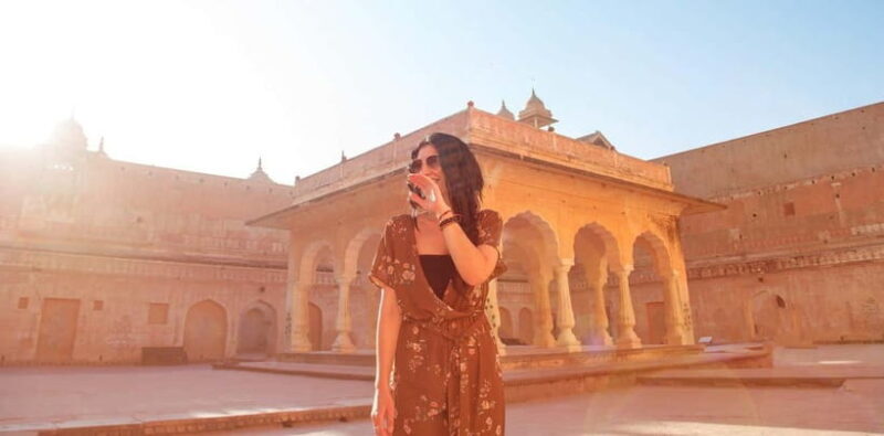 Jaipur: City Tour including Amber Fort and Monkey Temple - Key Points