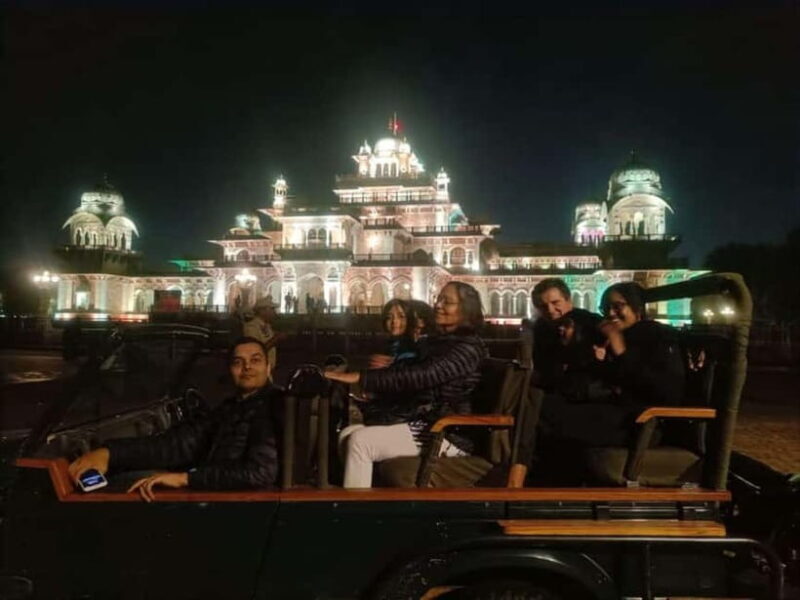 Jaipur: Night City Tour in Open Air Jeep - The Itinerary Breakdown