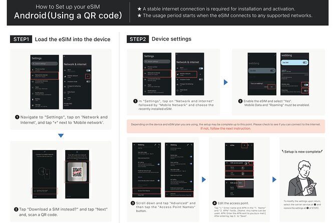 Japan eSIM - Data from 1 GB per day to 5GB - FAQ