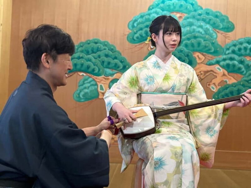 Japan: Shamisen Lesson with Kimono and Matcha Tea - Experience the Heart of Japan: Shamisen, Kimono, and Matcha Tea