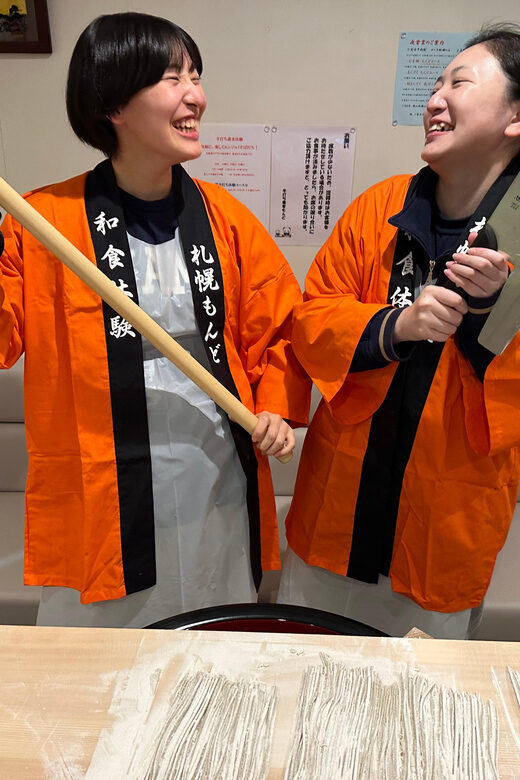 Japanese buckwheat noodle making experience in Sapporo,japan - Key Points