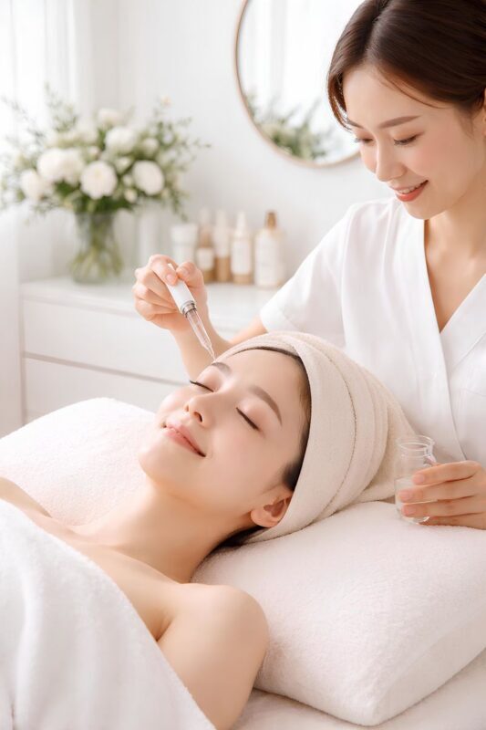 Japanese Cherry Blossom Skin Management Experience - A skin-focused pause in Osaka