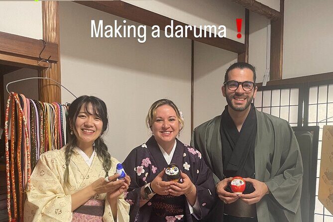 Japanese culture experience [Dharma Mask make] in Asakusa - Engaging First Impressions