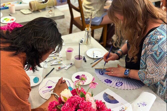 Japanese Fan Painting Workshop ~ in a Tokyo Flower Shop - FAQ