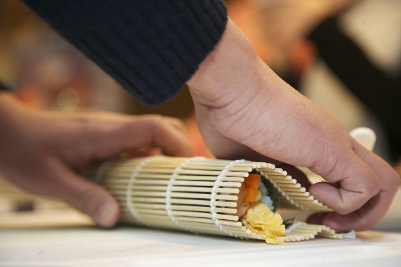 Japanese Rolled Sushi cooking in Tokyo - A lesson that makes Japanese cooking feel doable