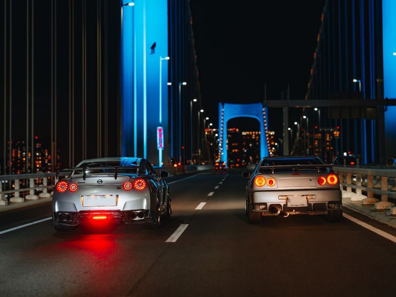 JDM Tokyo Car Meetup Night Tour with JDM Car & Local guided - The ride to Daikoku is half the fun