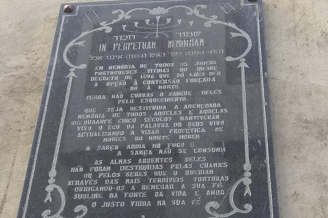 Jewish Tour Porto - The Sum Up