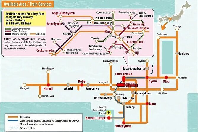 JR West Kansai Area Pass 2 Day Pass - A Deep Dive into the JR West Kansai Area Pass 2 Day Pass