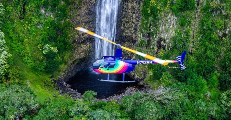 Kailua-Kona: Kohala, Volcanoes and Waterfall Helicopter Tour - The Waterfalls and Coastal Beauty