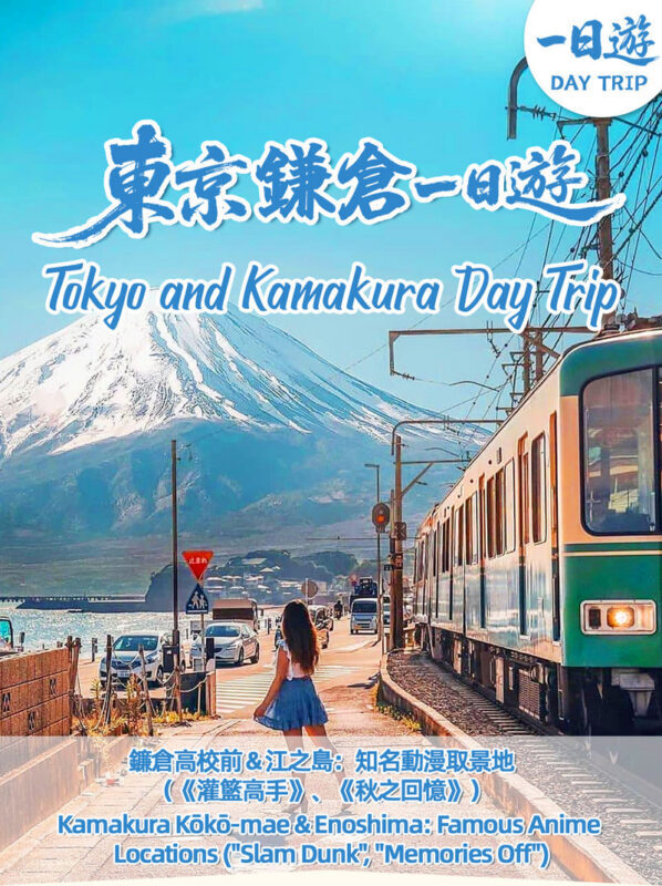 Kamakura | Tram Experience: Kamakura Great Buddha & Kamakura Tram Experience & Kamakura High School & Enoshima & Tsurugaoka Hachimangu Shrine & Komachi Street Tokyo-Kamakura Day Trip (From Tokyo) - A morning with Kamakura’s Great Buddha