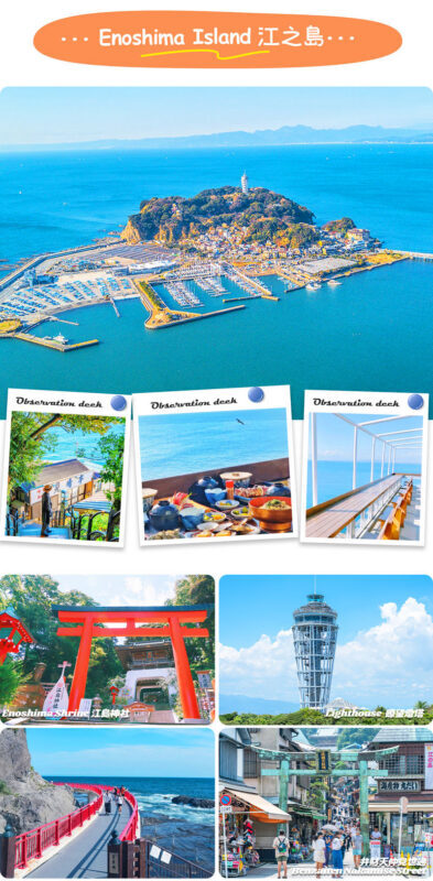 Kamakura & Yokohama Full-Day Sightseeing Tour - Enoshima: shrine paths, sea air and uphill steps