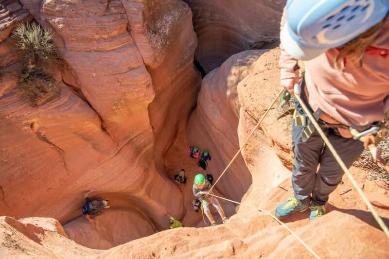 Kanab: Family Slot Canyon & Rappelling, Private - Key Points