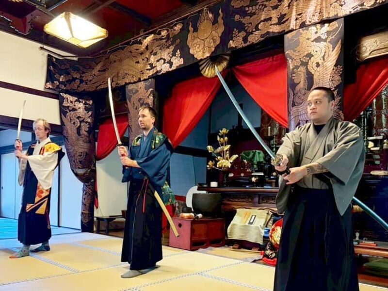 Kanazawa: Samurai Swordsmanship Lesson at a rented temple - Who Will Love This?