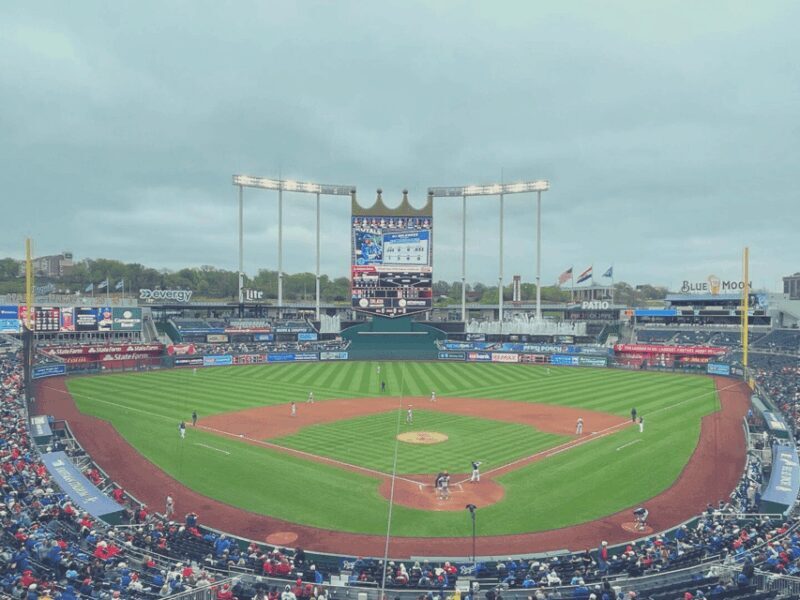 Kansas City Royals Baseball Game at Kauffman Stadium - Kansas City Royals Baseball Game at Kauffman Stadium