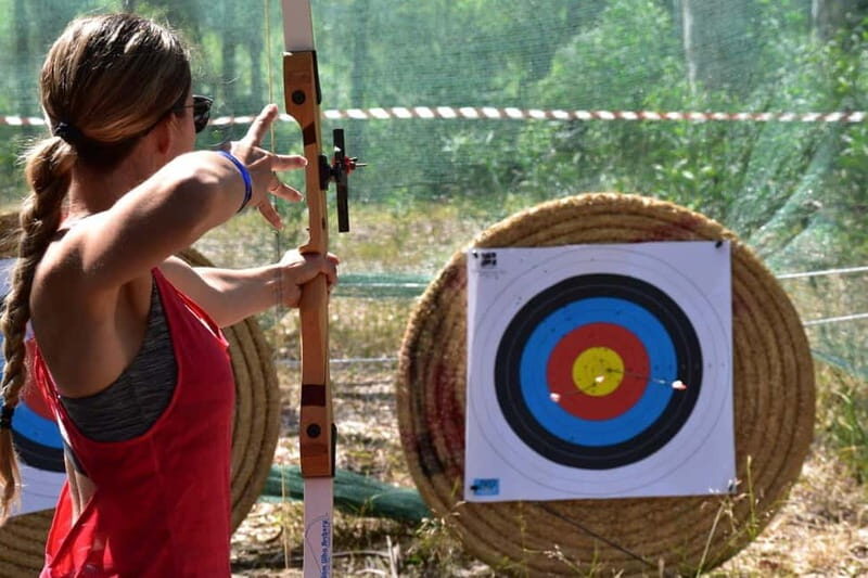 Katakolo: Archery Experience next to a Medieval Castle! - Exploring the Ruins and Views