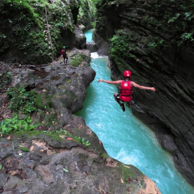 Kawasan Falls Canyoneering Transfers from Cebu with Lunch - Canyoneering at Kawasan Falls: An Adrenaline-Filled Adventure from Cebu