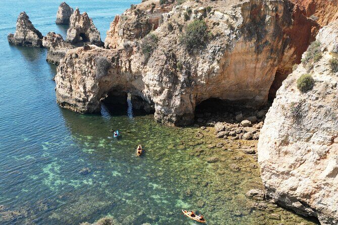 Kayak Cave and Cliff Tour - Alvor and Portimão - Discovering the Algarve Coast from the Water