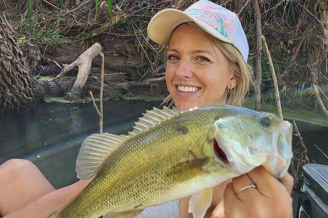 Kayak FISHING Down The Verde River Full Day 20 min from Sedona - Discover the Verde River Kayak Fishing Adventure